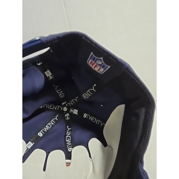 Chicago Bears New Era NFL Core Classic 9TWENTY Adjustable Hat~Blue/Orange NFL - Picture 4 of 10